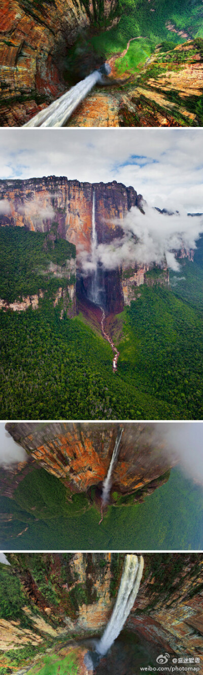 委内瑞拉境内的世界最高的瀑布“Angel Falls”