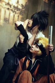 火影忍者 佐助 鸣人 naruto sasuke cosplay