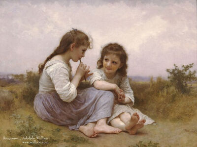 William Bouguereau 的眾多畫中~這張。最有感覺。。因為這幅畫~我才認識了William 。。才華男~