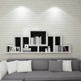 简约风 敞开式书架 简易吊柜
