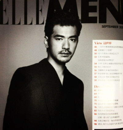 ELLE MEN 金城武