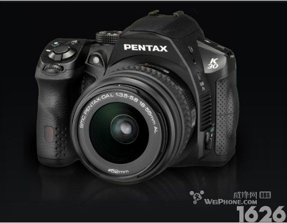 宾得发布新入门单反相机Pentax K-30