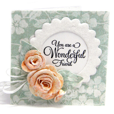 Mini Roses Card by Judy Hayes