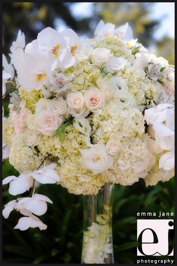 Altar flowers Westlake Village Inn Wedding Flowers