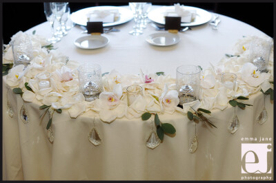 Sweetheart Table Westlake Village Inn Wedding Flowers