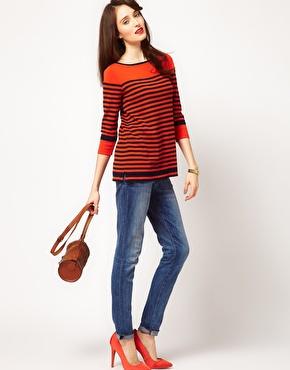 Image 4 of Whistles Sylvie Stripe Jumper