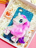 pony马吴佩慈同款手机壳iphone4 苹果 钻 iphone4s小米四条腿DIY