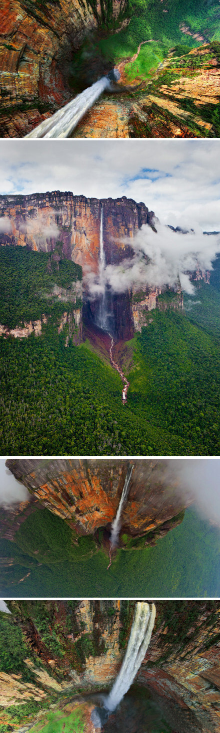 委内瑞拉境内的世界最高的瀑布“Angel Falls