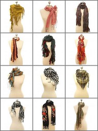 12 ways to tie a scarf!