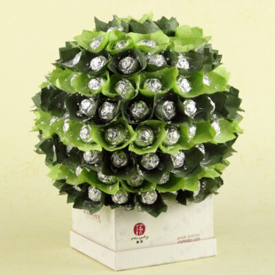 美馨花球139枚 莫菲手工巧克力花束