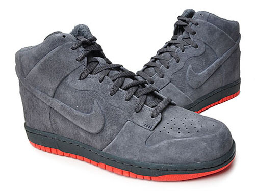 Nike 男式 经典DUNK系列高帮复古绒面运动文化鞋 472517-043 NIKE DUNK HIGH'08 PREM 669