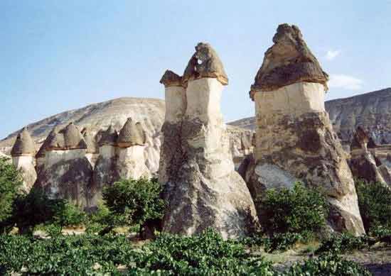 土耳其卡帕多西亚的“精灵烟囟”(Fairy Chimneys)