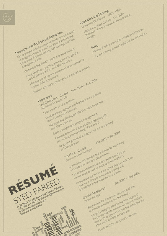 resume