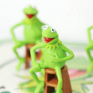 The Muppets 布偶秀 迪士尼 Kermit 摆件7cm