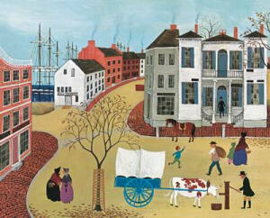 《赶牛车的人》