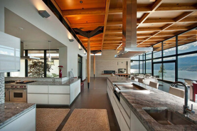 Amazing residence in Kelowna, a city on Okanagan Lake in the Okanagan Valley, in the southern interior of British Columbia, Canada.  Images by David Tyrell.