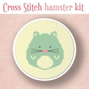 Hamster Cross Stitch Kit