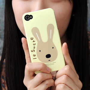 可爱兔兔iphone 4 4s手机壳 保护壳 硬壳