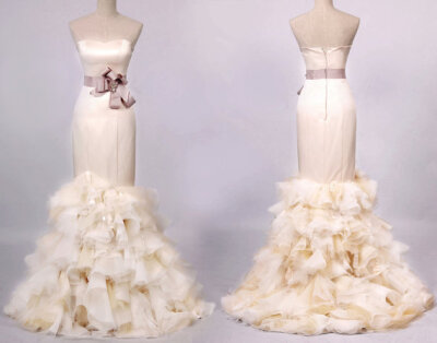 Reserved listing for Misty White Custom make dress