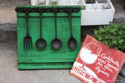 INCAFE| 铁铸4挂件（超值！） 复古厨房摆件 厨房挂钩 日单 杂货
