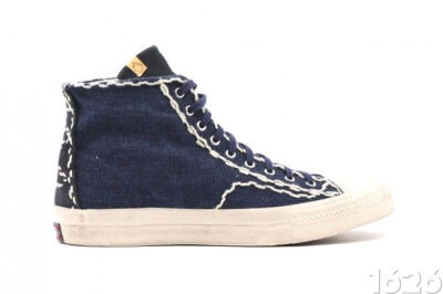 visvim最新SKAGWAY SASHIKO LINEN鞋款