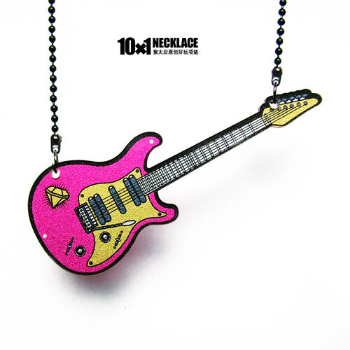 10x1NECKLACE 猴太后原创项链 09新品 Electric Guitar 电吉他 B