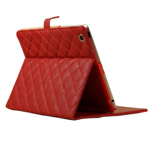ipad2 ipad3保护套 格子smart cover可爱超薄皮套