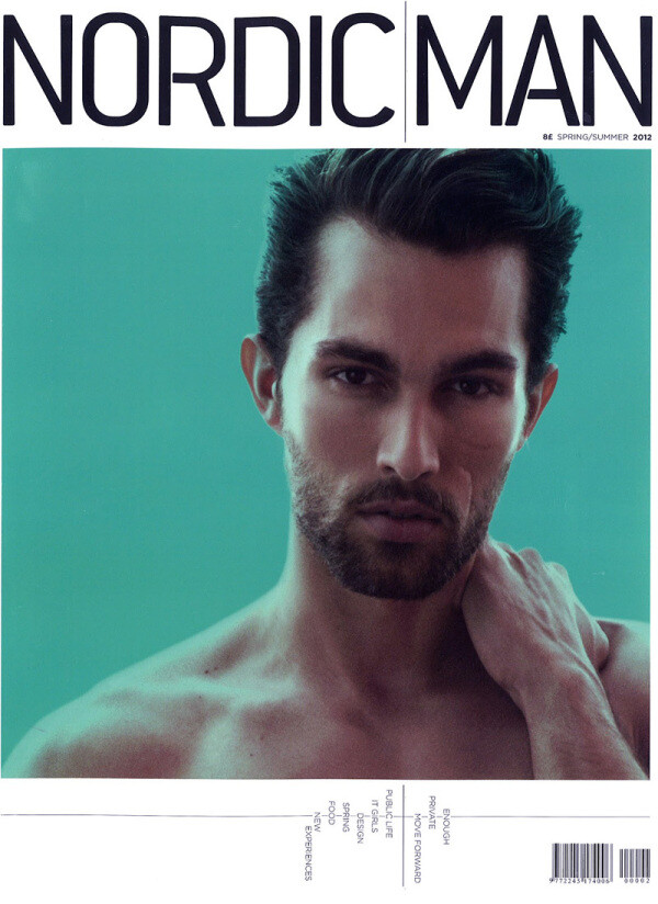 for Nordic Man magazine Spring/summer 2012 by Sacha Oda. 那两道疤痕令男人更男人。