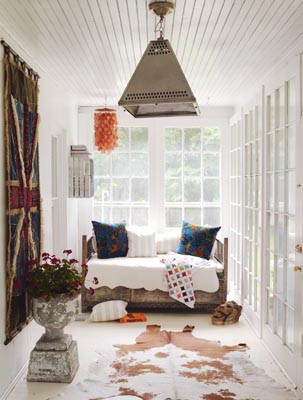 lake house: brit style sun porch