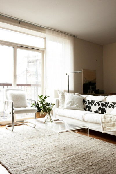 White sofa