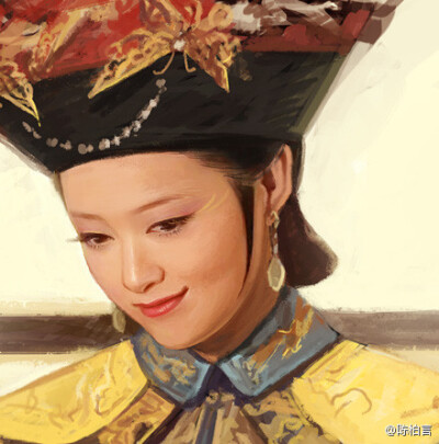 梦中变成温柔的华皇后，《华梦》，#甄画集#。