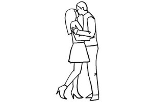 这是一种相见的甜蜜，在多人往来的环境会很有效果，例如车站、广场之类。