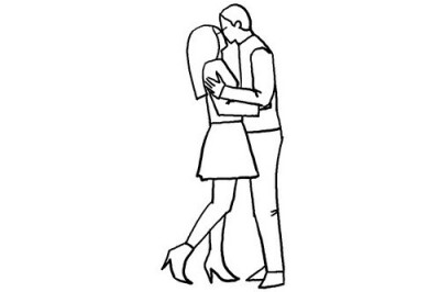 这是一种相见的甜蜜，在多人往来的环境会很有效果，例如车站、广场之类。