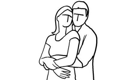 亲密的姿势，可以使用更接近的镜头。