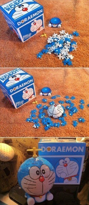 哆啦a梦立体拼图