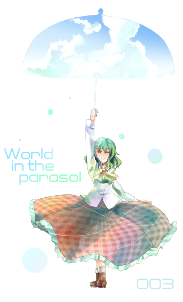 world in the parasol