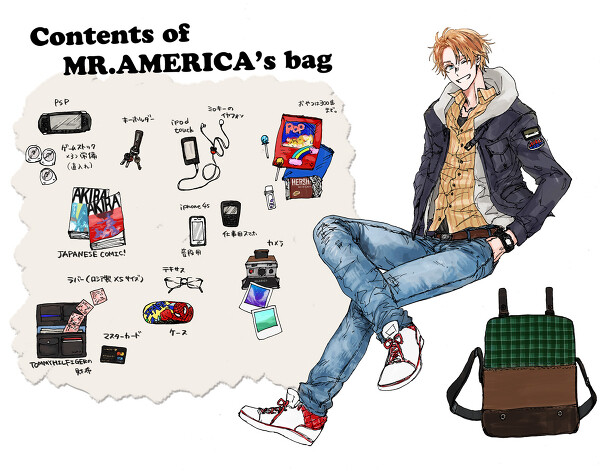 【APH】アメリカのなかみは