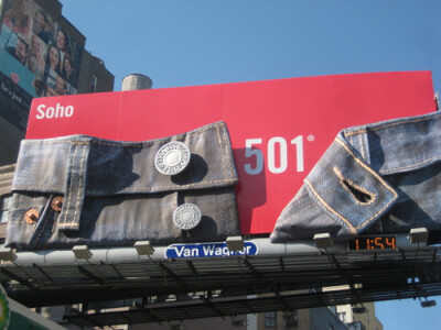 levis501特色广告牌