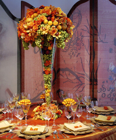 Thanksgiving Centerpiece Inspiration, preston bailey, bride ideas