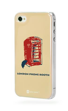 伦敦系列奥运限量版电话亭图案手机壳