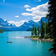 Maligne Lake in Canada