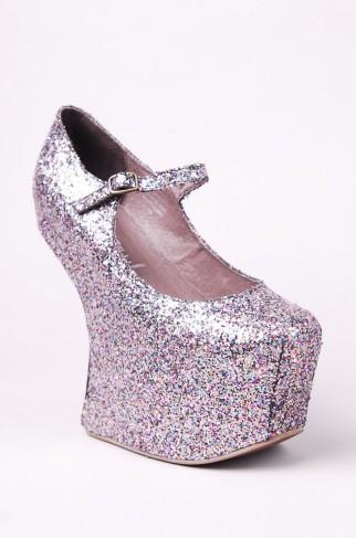 Jeffrey Campbell Nightwalk in Glitter Multi