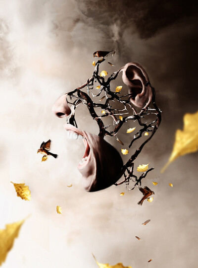 Give Me My Gold Leaves Back - Creative Digital Photo Manipulation Art Works