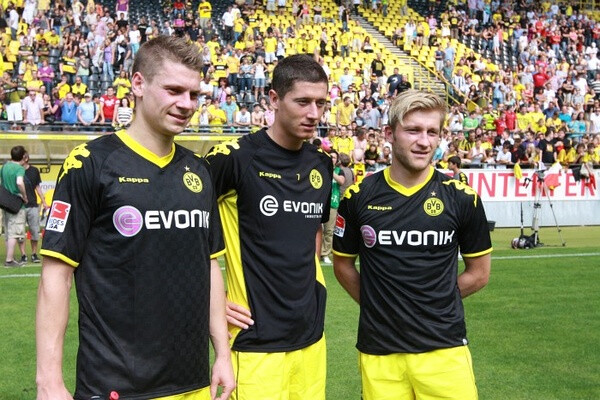 多特3星：Łukasz Piszczek, Robert Lewandowski, Jakub Błaszczykowski