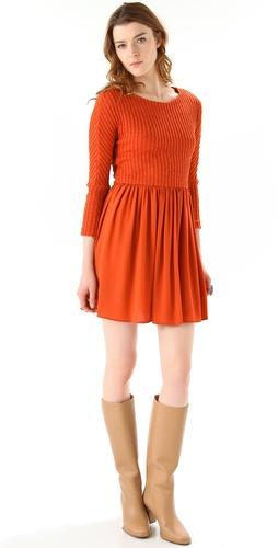 Thakoon Addition Combo Sweater Dress