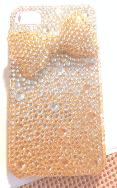 iphone~贴钻手机壳~bling bling~