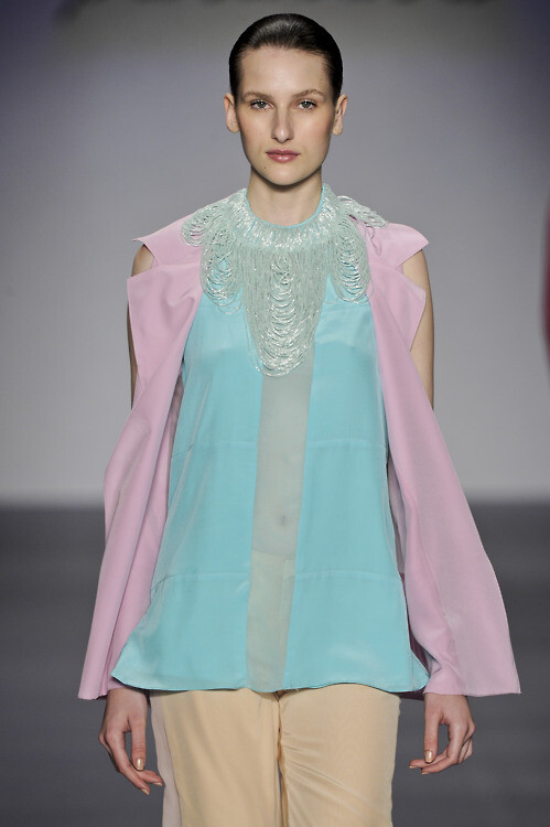 Spotted last month at Minas Trend Preview, pastels continue to pervade summer 2013 at this weeks Fashion Rio as Patatchou takes inspiration from the impressionist works of Monet