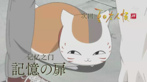 夏目友人帐里那只爱吃爱睡的猫咪老师~