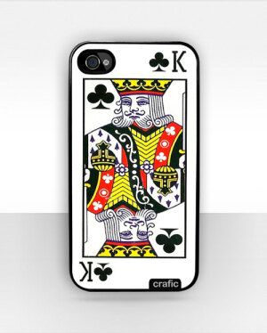 Clubs King iPhone Case- Fits iPhone 4/4S by CRAFIC