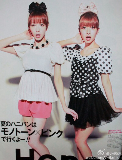 #大石参月&藤井莉娜# 2012 summer collection